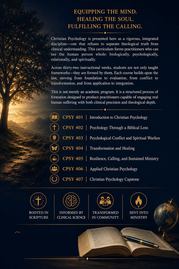 Christian Psychology, Bachelor's level — back cover