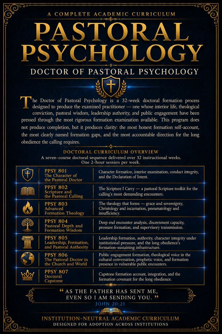 Doctor of Pastoral Psychology — back cover