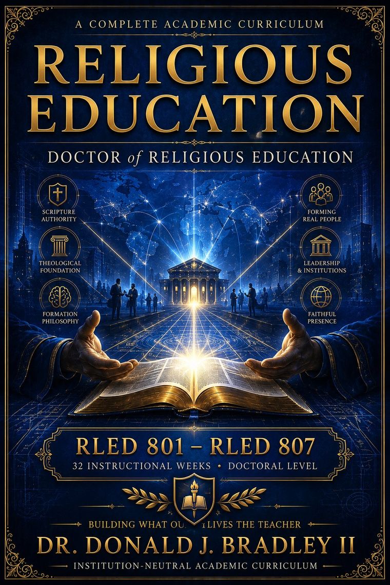 Doctor of Religious Education — front cover