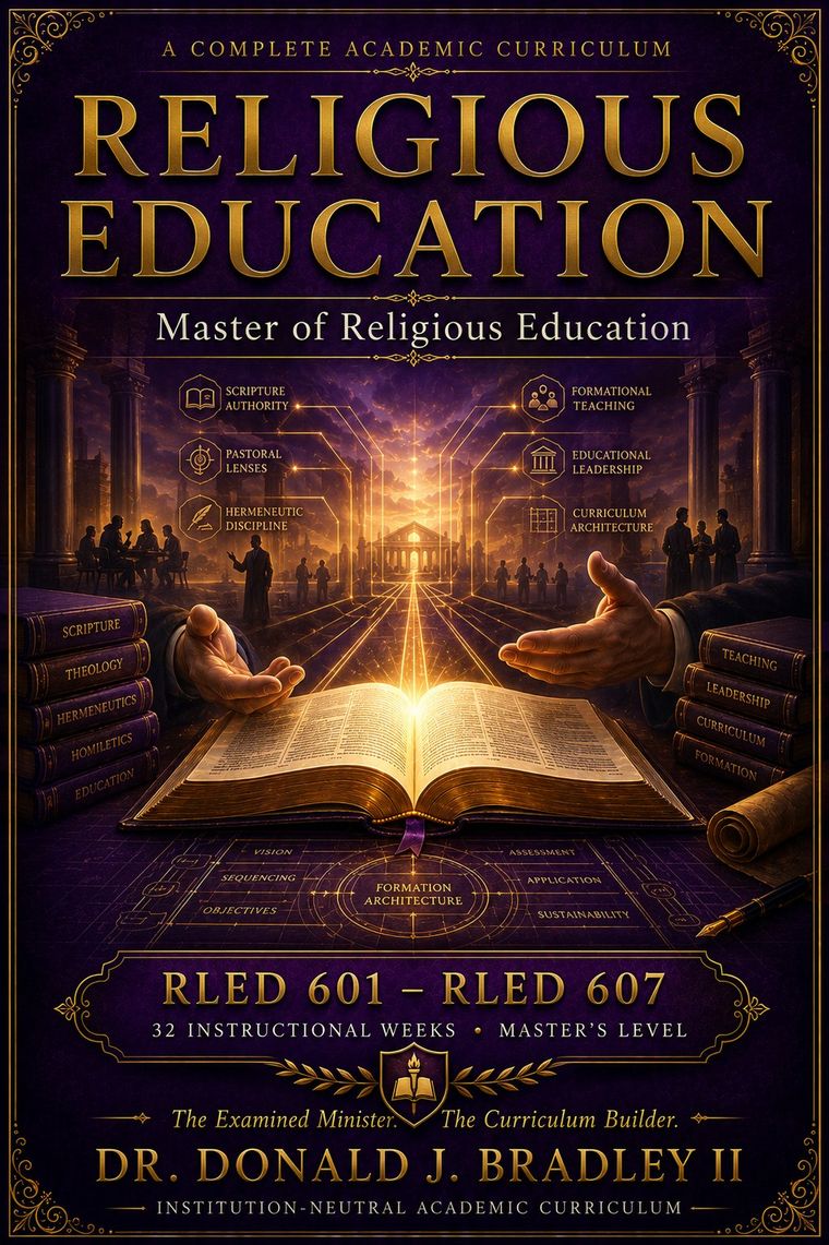 Master of Religious Education — front cover