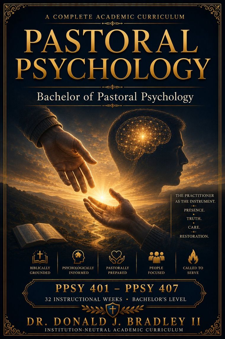 Pastoral Psychology, Bachelor's level — front cover