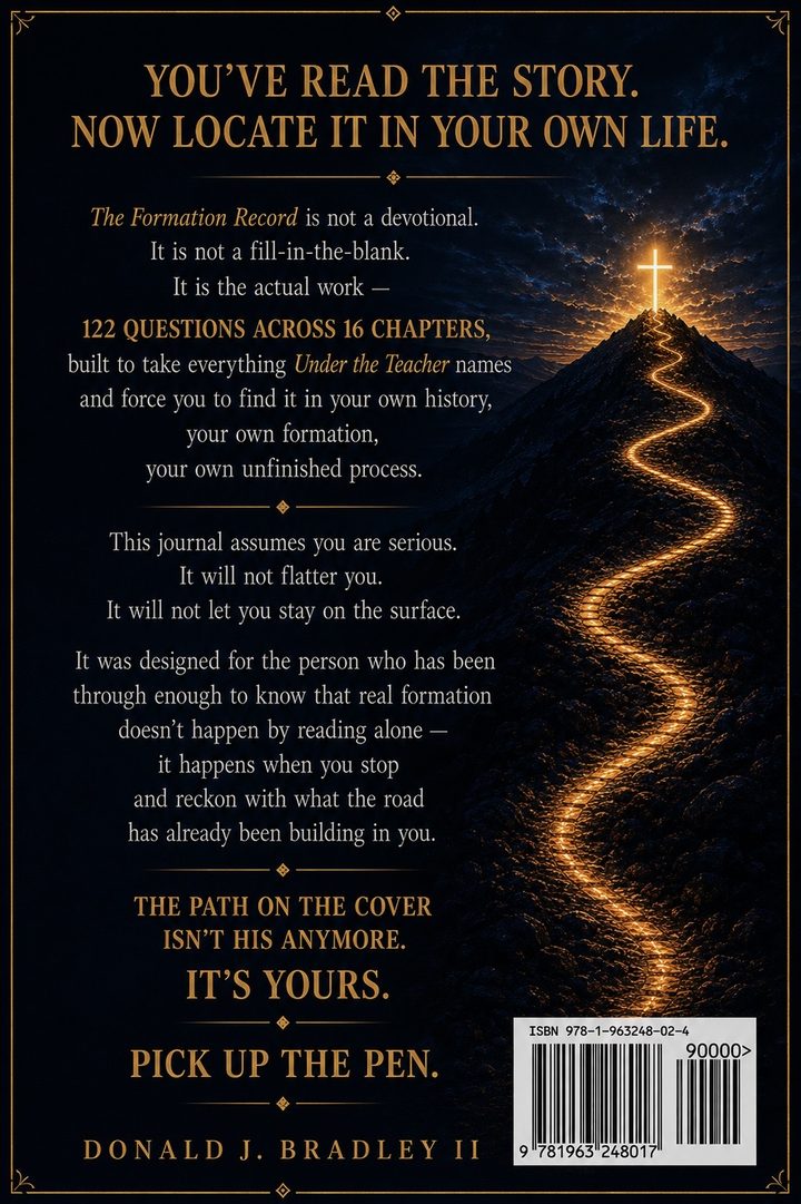 The Formation Record — back cover